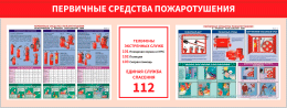 Стенд «Первичные средства пожаротушения»